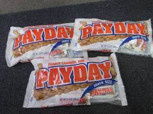 lot 417 image: 3- 11.6 oz PayDay Snack Size...