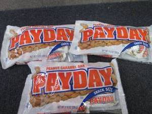 lot 419 image: 3- 11.6 oz PayDay Snack Size...