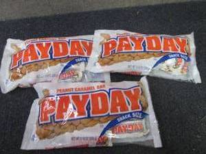 lot 420 image: 3- 11.6 oz PayDay Snack Size...