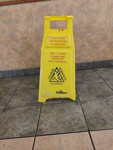 lot 85 image: CAUTION SIGN