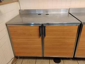 lot 75 image: DUKE COMMERCIAL STAINLESS STEEL STORAGE CABINET