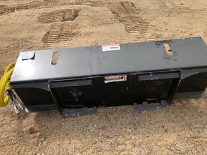 lot 19 image: Brand New Universal Mount Bobcat Skid Loader Skid Steer 72 Tiller Attachment
