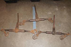 lot 161 image: 3 Turnbuckle Ratchet Load Binders