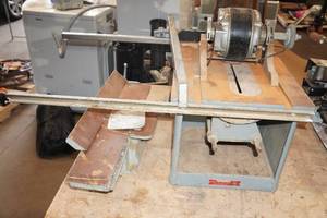 lot 167 image: Rockwell Delta Belt Drive Table Saw and Jointer