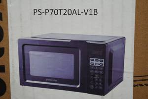 lot 209 image: Proctor Silex .6 cu ft Microwave Oven -Black