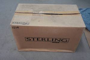 lot 260 image: Sterling Elongated Chair Height Toilet Bowl ONLY