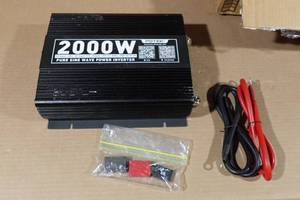 lot 36 image: Potek Pure Sine Wave 2000W Power Inverter