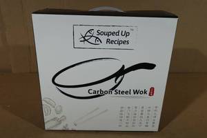 lot 39 image: Souped Up Recipes Carbon Steel Wok