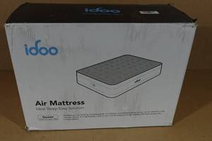 lot 56 image: idoo Queen Air Mattress with Built in Pump
