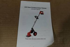 lot 64 image: Cordless Grass Trimmer