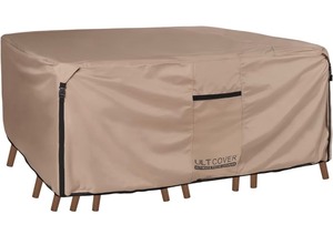 lot 49 image: ULT Patio Table and Chair Set Cover 54x54x28