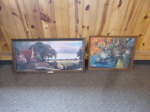 lot 38 image: 2 Vintage Framed Prints