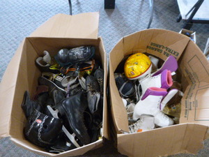 lot 108 image: 2 Large Boxes of Ice Skates