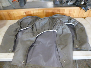 lot 109 image: 3 Leader Brand RV Wheel Covers