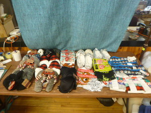 lot 196 image: Assortment of Undergarments and Slippers