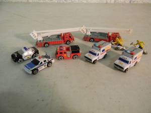ORIGINAL - VINTAGE MICRO MACHINES RESCUE  EMERGENCY COLLECTION - GREAT SET - NICE - SEE PICTURES