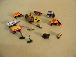 ORIGINAL - VINTAGE MICRO MACHINES FARM COLLECTION WFIGURES - AWESOME SET - NICE - SEE PICTURES