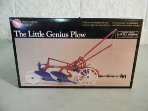 NEW OLD STOCK - VINTAGE ERTL PRECISION SERIES 116 SCALE DIE-CAST McCORMICK DEERING THE LITTLE GENIUS PLOW - IN BOX - AWESOME PIECE - NICE - SEE PICTURES