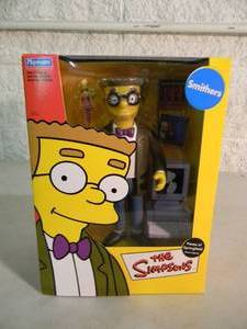 VINTAGE 2002 The Simpsons Faces of Springfield Deluxe Figures Smithers By Playmates #142034 - IN BOX - APPROX 9 TALL - AWESOME PIECE - SEE PICTURES