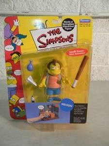 VINTAGE 2000 The Simpsons Intelli-Tronic Voice Activation NELSON By Playmates #99107 - IN BOX - AWESOME PIECE - SEE PICTURES