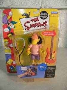 VINTAGE 2000 The Simpsons Intelli-Tronic Voice Activation OTTO #99108 By Playmates - IN BOX - AWESOME PIECE - SEE PICTURES