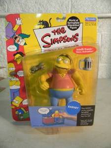VINTAGE 2000 The Simpsons Intelli-Tronic Voice Activation BARNEY #99109 By Playmates - IN BOX - AWESOME PIECE - SEE PICTURES