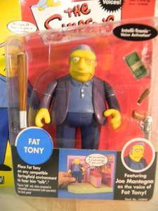 VINTAGE 2002 The Simpsons Intelli-Tronic Voice Activation, ALL-STAR VOICES FAT TONY #142043 By Playmates - IN BOX - AWESOME PIECE - SEE PICTURES