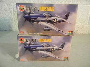 lot 28 image: 2 - AIRFIX 172 scale Model Kits, Made In France - N.A. P51 D MUSTANG - SEALED IN BOX - GREAT PIECES - SEE PICTURES