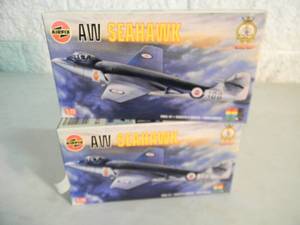 lot 43 image: 2 - AIRFIX 172 scale Model Kits, Made In France - AW SEAHAWK - SEALED IN BOX - GREAT PIECES - SEE PICTURES