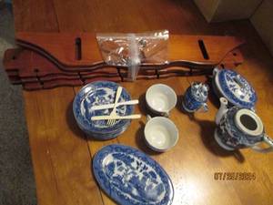 Vintage Blue and White mini Japanes...