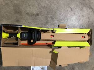 RYOBI ONE HP 18V Brushless Whisper Series 24 in. Cordless Hedge Trimmer (Tool Only)  Customer Returns See Pictures