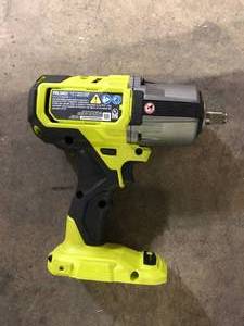 RYOBI ONE HP 18V Brushless Cordless 4-Mode 12 in. High Torque Impact Wrench (Tool Only)      Customer Returns See Pictures