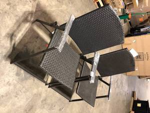 Lot of 2 Folding Chairs  Customer Returns See Pictures