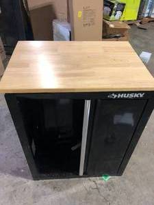 Husky Garage Cabinet Missing Parts  Customer Returns See Pictures