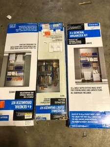 Lot of Assorted Closet Organizers Various Models and Conditions Customer Returns See Pictures