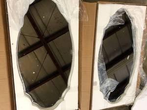 Lot of 2 Assorted Mirrors Various Models and Conditions Customer Returns See Pictures