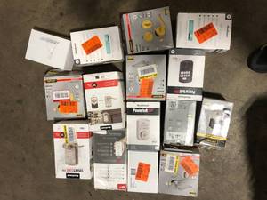 Lot of Assorted Digital Door Locks and Handles Various Models and Conditions  Customer Returns See Pictures