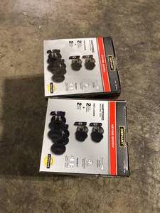 Lot of 2 Defiant Hartford Matte Black Single Cylinder Project Pack    Customer Returns See Pictures
