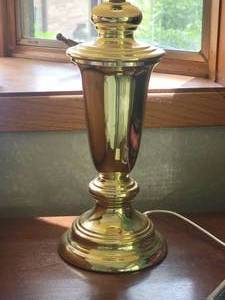 lot 117 image: Brilliant Brass Table Lamp B