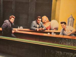 lot 34 image: Pop Icon Nigh Howls Repligraphe Painting