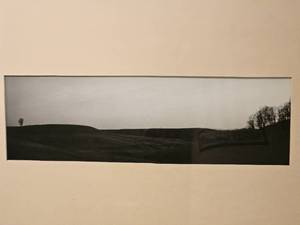 lot 90 image: Rolling Plains Landscape Grey Scale Photograph