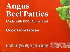 J -E - Good & Gather Angus Beef Patties - 6 Count