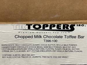 M - TR Toppers Chopped Milk Chocolate Toffee Bar 5 lb Bag