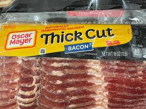 E - Oscar Mayer Naturally Hardwood Smoked Thick Cut Bacon - 2 Packs