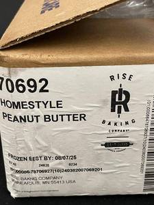 A - Rise Baking Company Homestyle Peanut Butter Cookies 721 oz Case