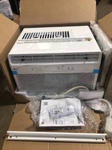 lot 2 image: LG 6,000 BTU 115-Volt Window Air Conditioner Cools 250 sq. ft with Remote in White Customer Returns See Pictures