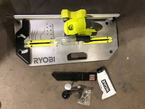 lot 27 image: RYOBI ONE 18V 5.5in. Cordless Flooring Saw with Blade (Tool Only) Customer Returns See Pictures