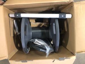lot 30 image: Gorilla 175 ft. Aluminum Zero Rust Mobile Hose Reel   Customer Returns See Pictures