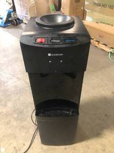 lot 35 image: Glacier Bay Matte Black Top Load Water Dispenser   Customer Returns See Pictures