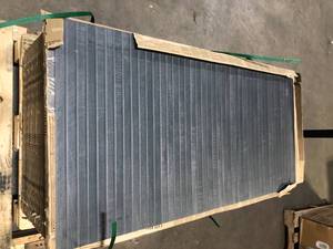 lot 45 image: 20 Boxes of Ivy Hill Montgomery  Ribbon Black 24 in. X 48 in. Matte Porcelain Floor and Wall Tile (15.49 sq. ft.Case) 40 Pieces   Customer Returns See Pictures